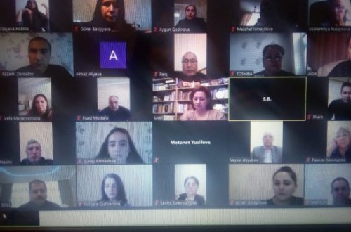 Mingəçevir Dövlət Universitetində “Elm Günü”nə həsr edilmiş virtual elmi konfrans keçirilib