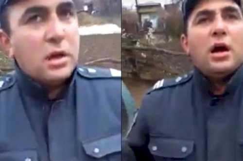 Sərxoş polisin videosunu yayan şəxs yoxa çıxıb – Video
