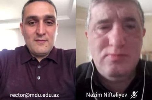 Mingəçevir Dövlət Universitetinin rektoru tələbələrlə görüşüb