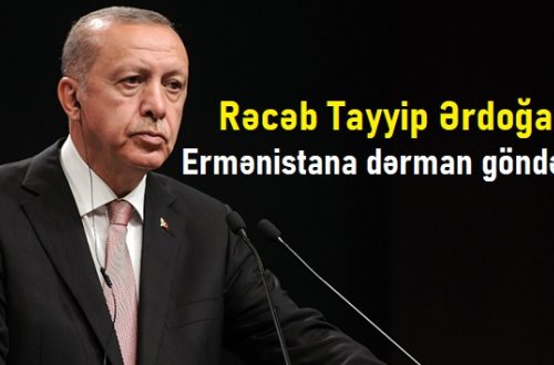 Ərdoğan Ermənistana dərman göndərir – VİDEO