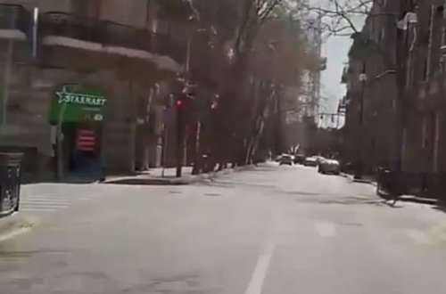 Bakıda bahalı avtomobillərin toqquşma anı - FOTO/ANBAAN VİDEO