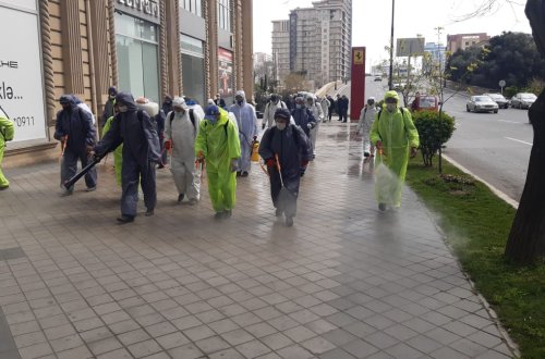 Nəsimi rayonunda karantin rejiminin tələblərinin yerinə yetirilməsi məqsədilə zəruri tədbirlər davam etdirilir