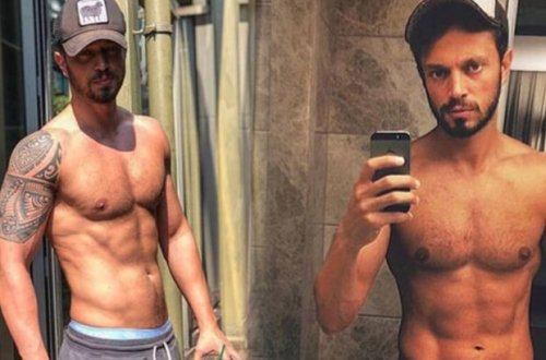 Murat Boz yarıçılpaq halda bunu da etdi - FOTO
