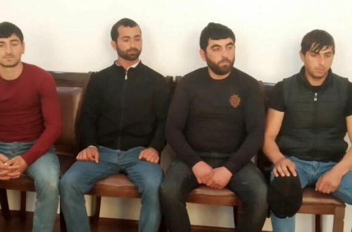 Balakəndə mağazalara qənim kəsilənlər saxlanıldı - FOTOLAR