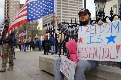 В США прошли массовые митинги против карантина - ФОТО