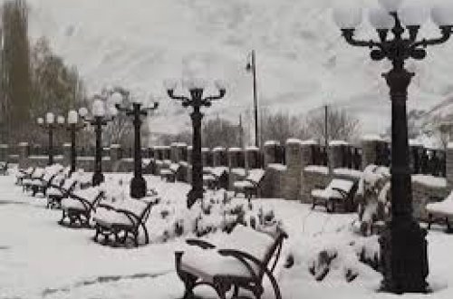 Apreldə Azərbaycana qar yağdı - FOTO