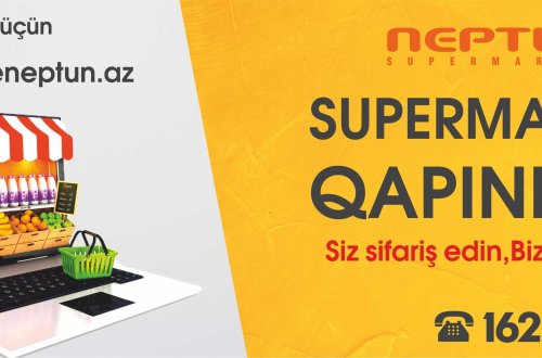 “NEPTUN” supermarketi qapınıza gətirir – ASAN SİFARİŞ, BOL ÇEŞİD, YÜKSƏK KEYFİYYƏT (VİDEOTƏLİMAT)