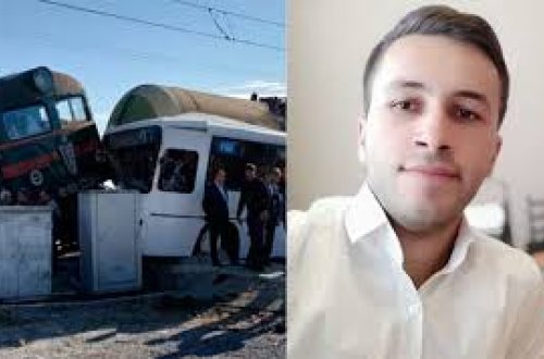 Bakıda avtobusla qatarın toqquşduğu qəzada xəsarət alan Novruz öldü