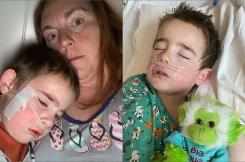 Ana koronavirusa görə boğulan oğlunun qorxulu görüntülərini paylaşdı - VİDEO