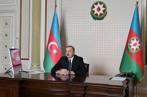 Президенты Азербайджана и Литвы провели беседу в формате видеосвязи - ФОТО