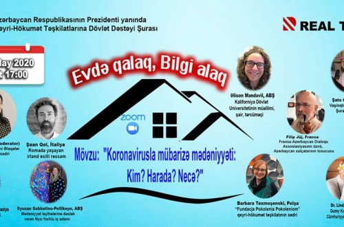 Şura “Koronavirusla mübarizə mədəniyyəti: Kim? Harada? Necə?” mövzusunda videokonfrans keçirəcək