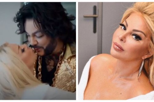 Xalq artisti ilə Filip Kirkorov dodaq-dodağa - VİDEO