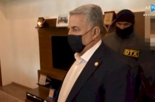 Biləsuvarın icra başçısının həbs görüntüləri - ANBAAN VİDEO