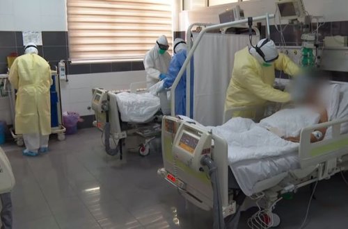 Bakıda vəziyyəti ağır olan koronaviruslu xəstələr belə görüntüləndi - VİDEO