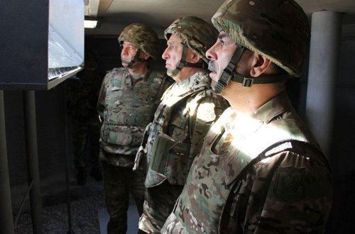 Məhərrəm Əliyev və Zakir Həsənov ön cəbhədə - VİDEO - FOTO