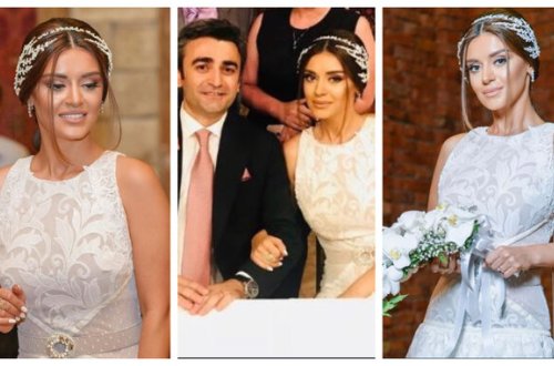 Vaqif Aydınoğlunun xanımının nikah mərasimindən FOTOLARI