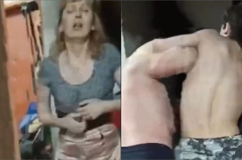 Atalarının zoraklığını sübut etmək üçün döyüldüklərini qeydə aldılar - VİDEO