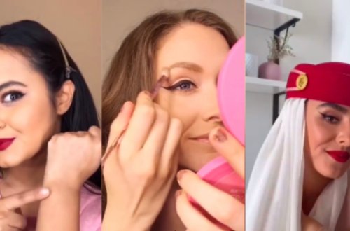 Stüardessalar karantində gözəllik sirlərini kreativ şəkildə paylaşdılar - VİDEO