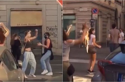 Milanda karantin tədbirlərinin yumşaldılmasını sakinlər belə qeyd etdilər – VİDEO