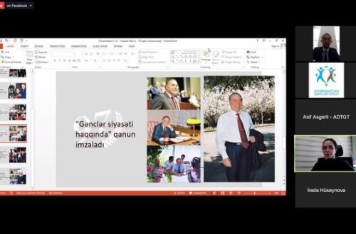 Yüzlərlə gənc “Heydər Əliyev və Azərbaycan gəncliyi” onlayn konfransında iştirak edib - FOTO
