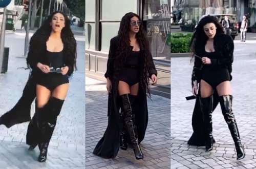 Xalq artisti Röya “Torqovı”da “body”də gəzdi - VİDEO