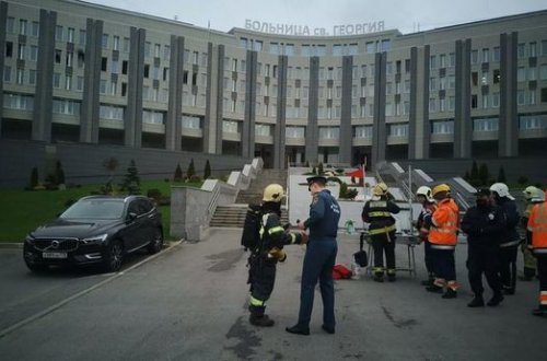 Rusiyada koronavirus xəstəxanası yandı: Ölənlər var - VİDEO