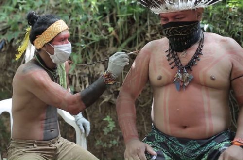 Amazon cəngəlliklərində yaşayan tayfalardan maraqlı koronavirus tədbirləri - VİDEO