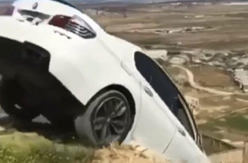 “BMW”ni dərədən aşıran “Kürd Elnur” saxlanıldı - TƏFƏRRÜAT - VİDEO