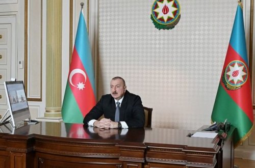 İlham Əliyev yeni təyin edilən icra başçısını videoformatda qəbul etdi - YENİLƏNİB + FOTO