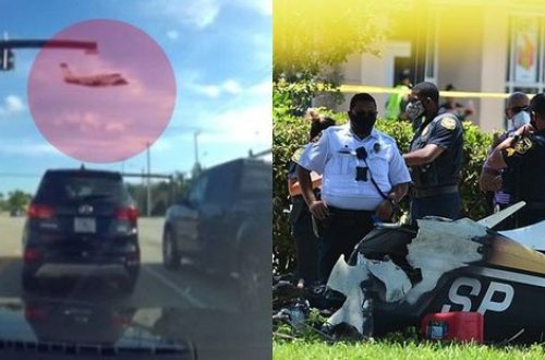 Eniş zamanı naqilə ilişən təyyarə yolun ortasına çırpıldı – VİDEO