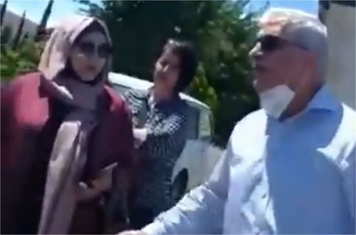 Lənkəranda etiraz edən tibb işçiləri təhqir olundu - VİDEO