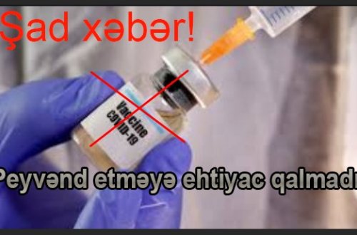 Koronavirusa qarşı SEVINDIRICI KƏŞF! Peyvənd etməyə ehtiyac qalmadı!