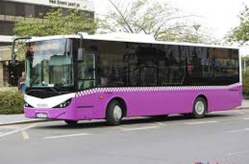 Azərbaycanda qadın avtobusda soyunub görün nə etdi... - FOTO