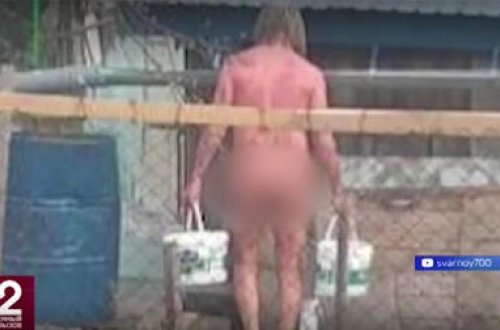 Ər-arvad həyətdə LÜT gəzdilər - Qonşular ETİRAZ ETDİ - VİDEO