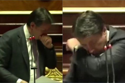 İtaliya baş nazirinin kürsüdə görünüşü ölkə vətəndaşlarını şoka saldı - VİDEO