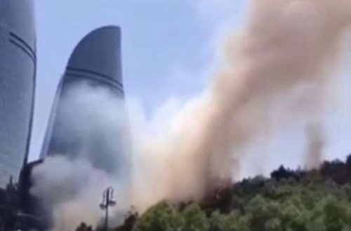 SON DƏQİQƏ! Bakıda güclü yanğın BAŞLADI - ANBAAN GÖRÜNTÜ