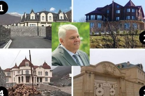 Şəkini çökdürən,özünə isə villalar tikdirən icra başçısı-FOTOLAR