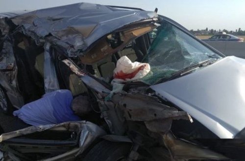 На дороге Баку-Шамахы произошло тяжелое ДТП, есть погибшие