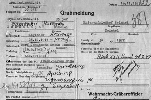 Paşinyan babası haqda məlumatları saxtalaşdırmaq istədi, alınmadı