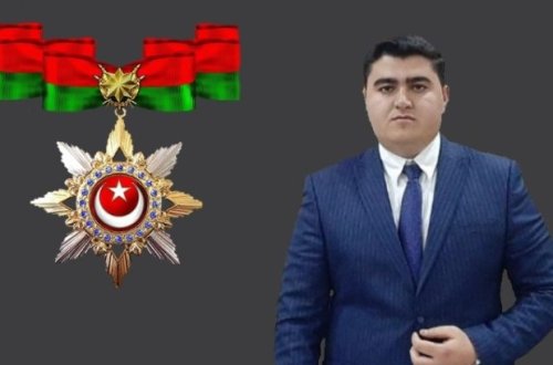 Təbriz Məhərrəmoğlu “Xüsusi xidmətlərə görə” Ordeni ilə təltif edildi