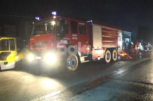 Bakıda “Taxta bazarı”nda yanğın - FOTO/VİDEO