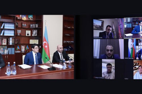 Rusiyanın bölgələrindəki azərbaycanlı deputatlarla videomüzakirə aparılıb