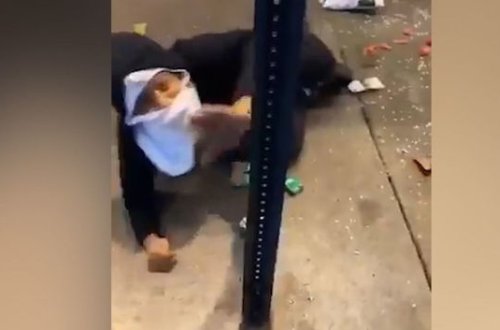 Qarət üçün girdiyi mağazada gözləmədiyi mənzərə ilə üzləşdi - VİDEO