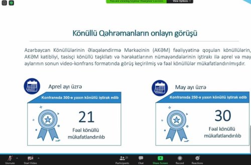 Könüllülərin növbəti əlaqələndirmə görüşü baş tutub - FOTOLAR