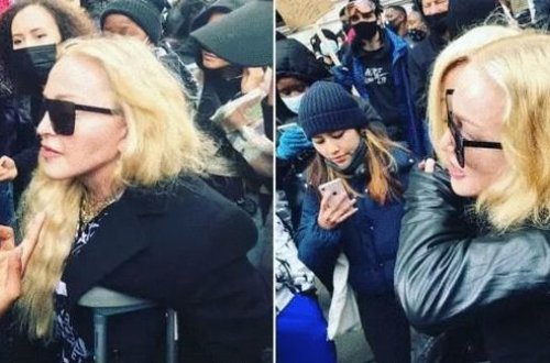 Madonna Corc Floyd üçün aksiyaya qatıldı - VİDEO