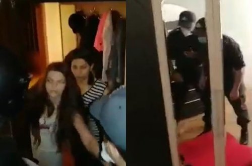 Güc strukturlarının polisə zibil atan Bakı sakinini evindən çıxarmasının görüntüləri - ANBAAN VİDEO