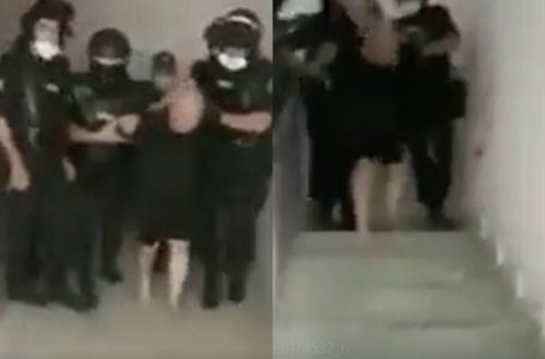 Polisə zibil atan Bakı sakini evində saxlanıldı - ANBAAN VİDEO