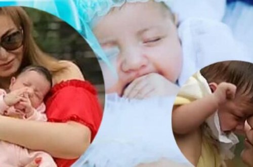 Bu da Könül Kərimovanın nəvəsi Dəniz - VİDEO