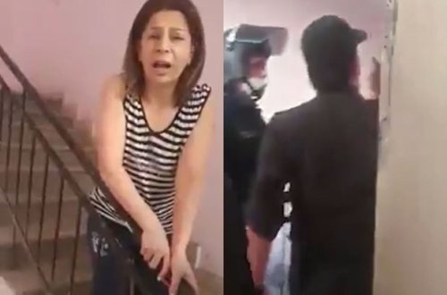 Уволен сотрудник полиции, оскорбивший супружескую пару в Баку - ВИДЕО