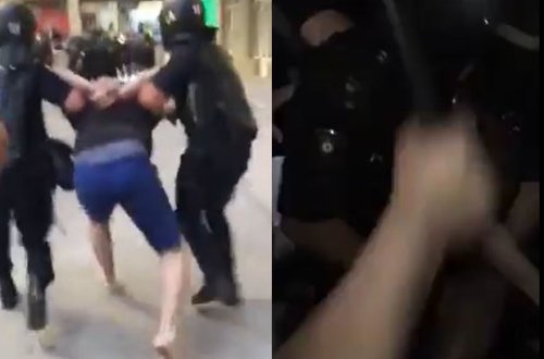 Yasamalda polisə zibil atan sakinin saxlanılmasının yeni görüntüləri - ANBAAN VİDEO